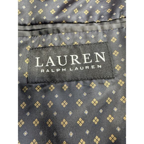 Ralph Lauren Men’s Gray Wool Silk Cashmere Blazer Sport Coat 42R Classic Fit - Picture 12 of 13